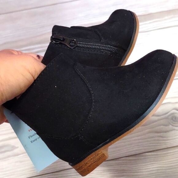 (76-1998) 🔥3/$20🔥  Cat & Jack  Onyx Boots Size 5 - Picture 4 of 11